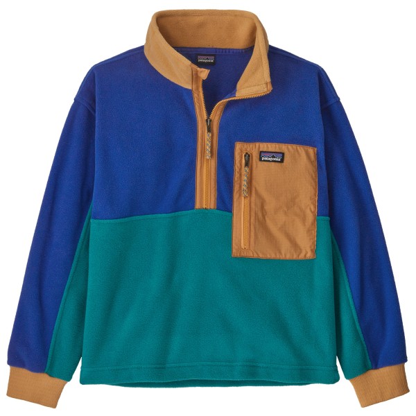 Image of Patagonia - Kid"s Microdini 1/2 Zip Pullover - Fleecepullover Gr L;M;S;XL;XS blau;rot/blau'