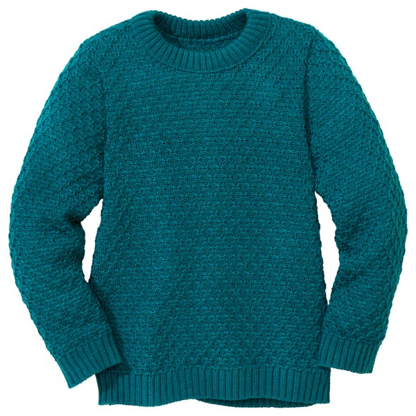 Image of disana - Kid"s Aran-Pullover - Wollpullover Gr 98/104 blau'