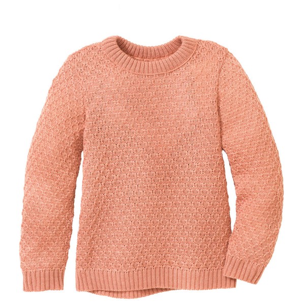 Image of disana - Kid"s Aran-Pullover - Wollpullover Gr 110/116 rosa'