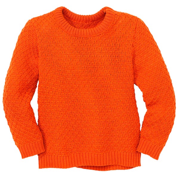 Image of disana - Kid"s Aran-Pullover - Wollpullover Gr 98/104 rot'