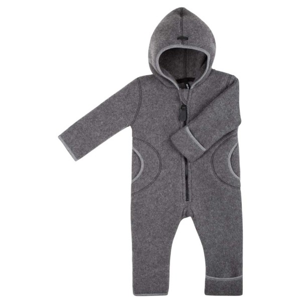 Image of Pure Pure - Kid"s Mini-Overall Fleece - Overall Gr 50/56 grau'