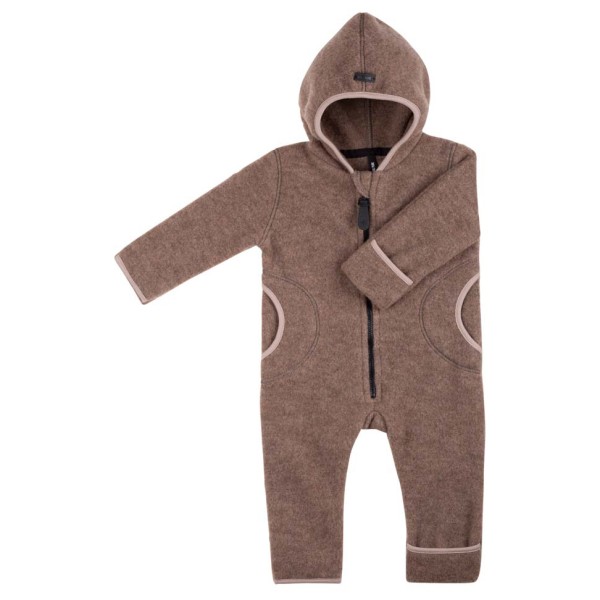 Image of Pure Pure - Kid"s Mini-Overall Fleece - Overall Gr 50/56 braun'