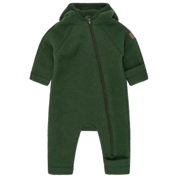 Mikk-Line Wool Baby Suit with Ears Overall Groen