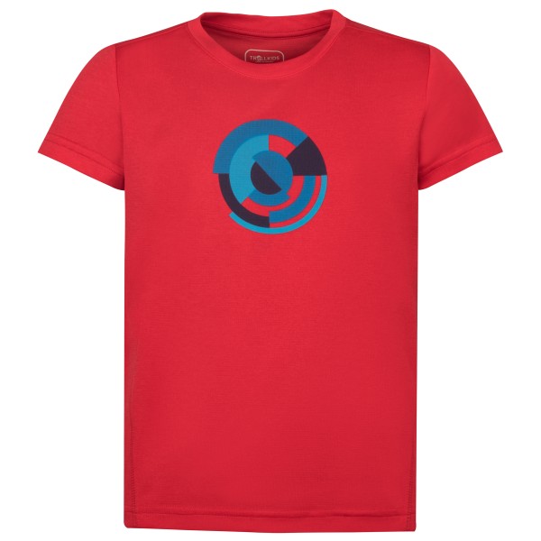 Trollkids Sognefjord T-Shirt Funktionsshirt Kinder Wandern (Gr 152 |rot)