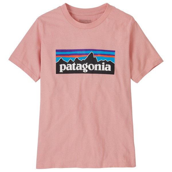 Image of Patagonia - Kid"s P-6 Logo - T-Shirt Gr XL rosa'