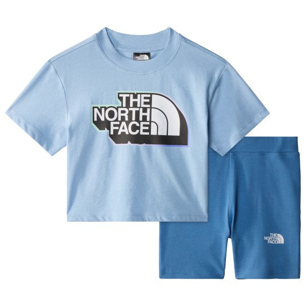 Image of The North Face - Girl"s Summer Set - T-Shirt Gr 2;3;4;5;6 blau;weiß'