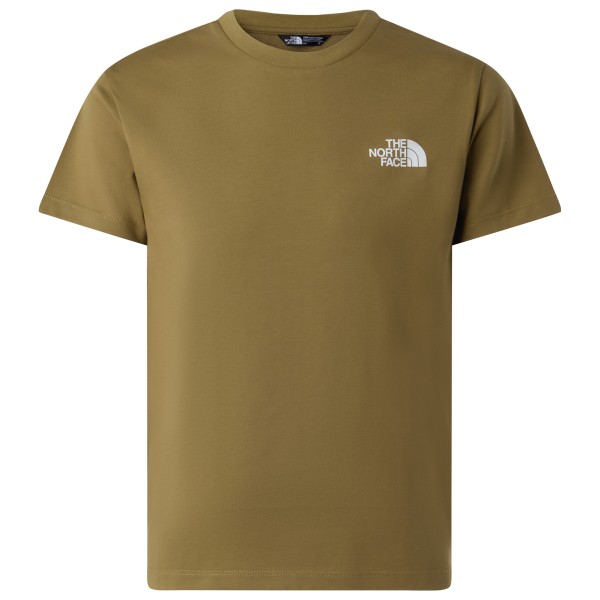 The North Face Teen's S/S Simple Dome Tee T-Shirt Kids (Gr S |oliv/braun)