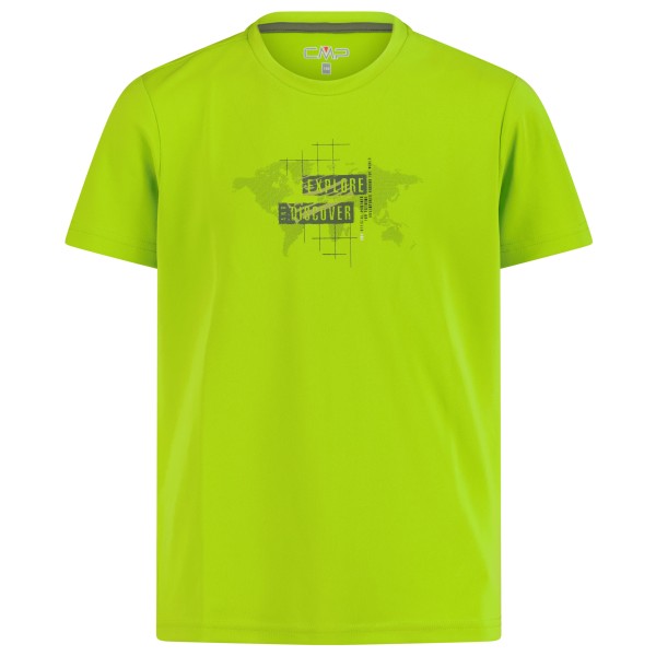CMP T-Shirt Piquet Funktionsshirt Kinder Alltag (Gr 140 |grün)