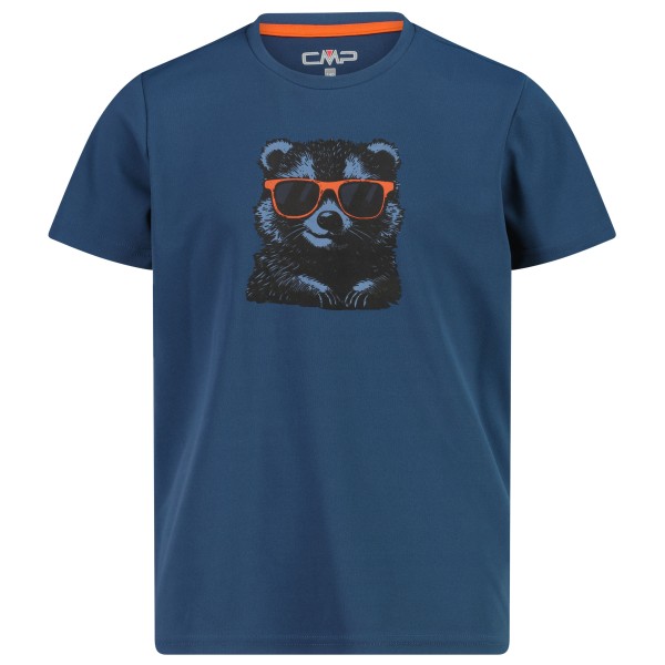 CMP - Boy's T-Shirt Piquet - Funktionsshirt Gr 176 blau