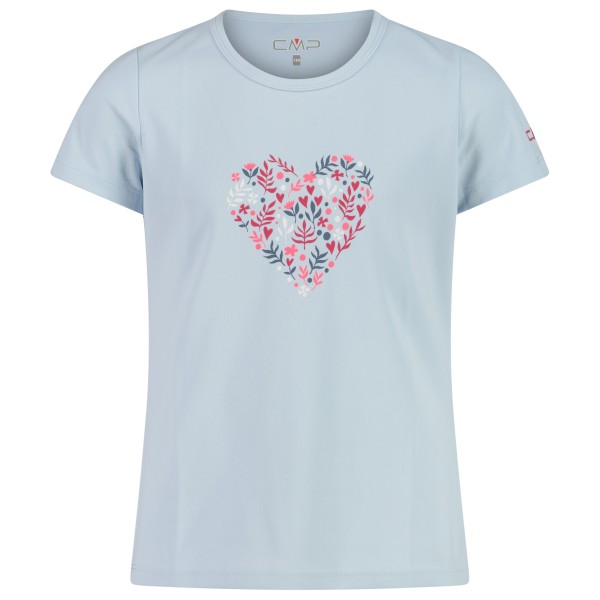 CMP T-Shirt Piquet Print Funktionsshirt Kids (Gr 176 |grau)