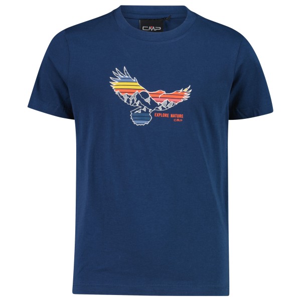 T-Shirt CMP T-Shirt Print Kinder (Gr 164 |blau)