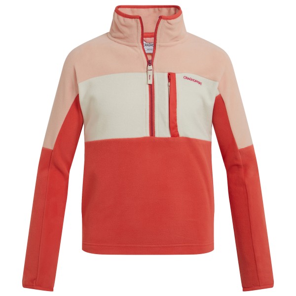 Craghoppers - Kid's Bromley Fleecepullover - Fleecepullover Gr 140 rot