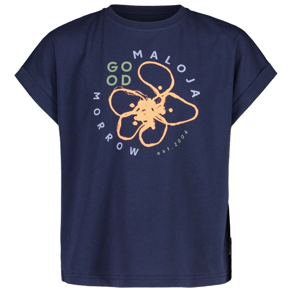 Image of Maloja - Kid"s NatersG. - T-Shirt Gr L;S blau;schwarz;weiß'