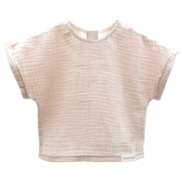 Image of maximo - Kid"s Mini Girl Top - T-Shirt Gr 110;122;98 beige;rosa;rot'