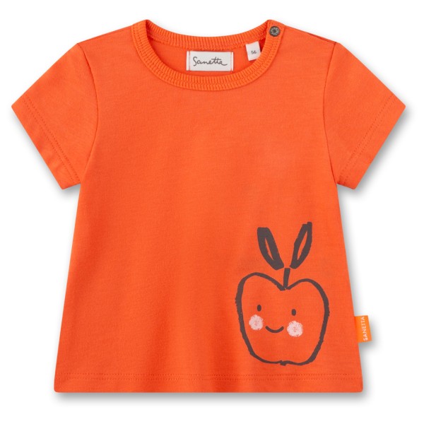 Image of Sanetta - Pure Baby Girls Fancy T-Shirt - T-Shirt Gr 56;62;68;74;80;86;92 rosa;rot/orange