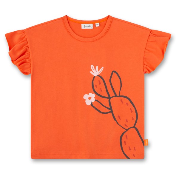 Image of Sanetta - Pure Kids Girls Fancy T-Shirt - T-Shirt Gr 104;110;116;122;128;92;98 grün;orange;rosa