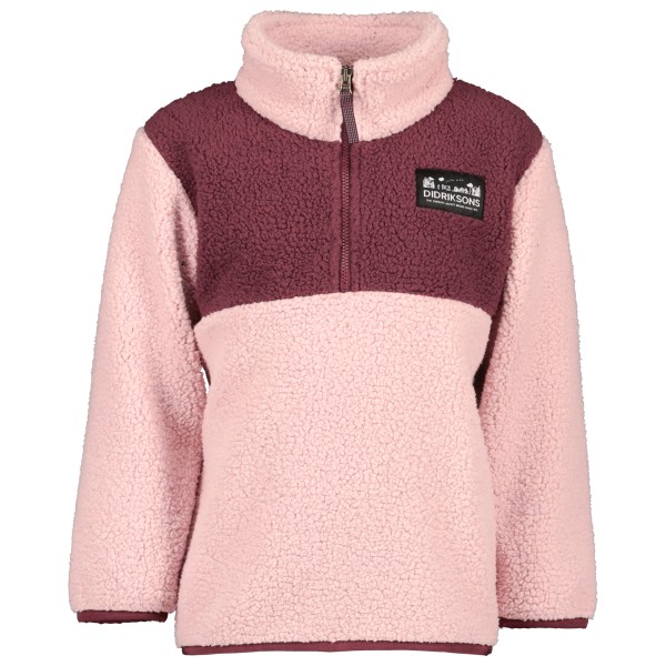 Image of Didriksons - Kid"s Gosig Half-Zip - Fleecepullover Gr 110 rosa'