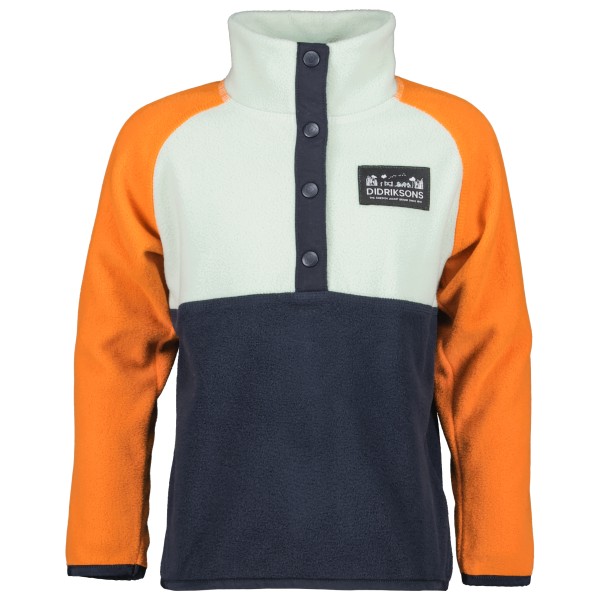 Image of Didriksons - Kid"s Monte Half-Buttoned 4 - Fleecepullover Gr 100 blau'