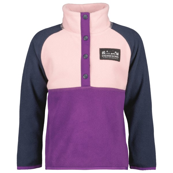Image of Didriksons - Kid"s Monte Half-Buttoned 4 - Fleecepullover Gr 100 lila'