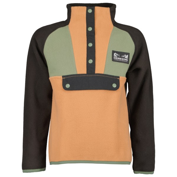 Image of Didriksons - Kid"s Yokto Half-Buttoned 2 - Fleecepullover Gr 100 schwarz'
