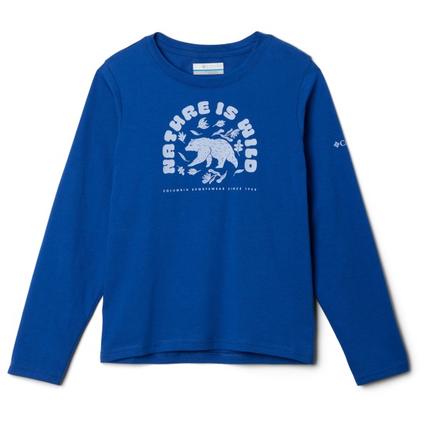 Image of Columbia - Kid"s Dobson Pass L/S Graphic Tee - Longsleeve Gr 6-7 Years blau'