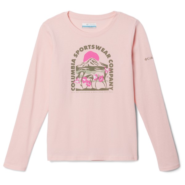 Image of Columbia - Kid"s Hazeldel Hill L/S Graphic Tee - Longsleeve Gr 10-12 Years;14-16 Years;18 Years;4-5 Years;6-7 Years;8 Years lila;rosa'