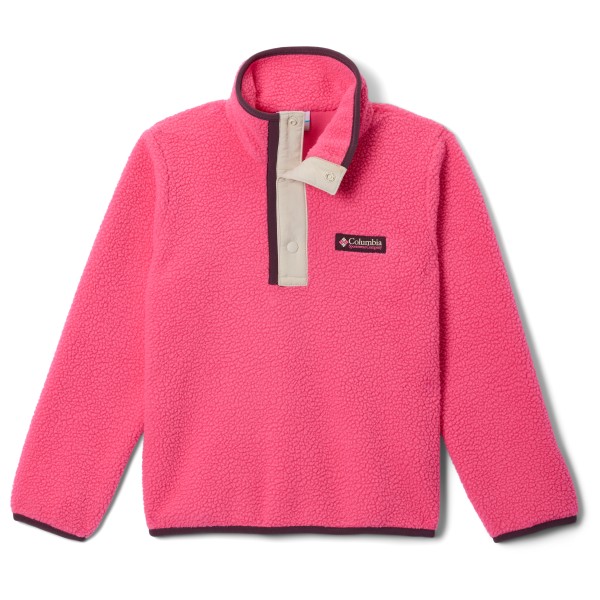 Columbia Kid’s Helvetia II Half Snap Fleece Fleecetrui Roze