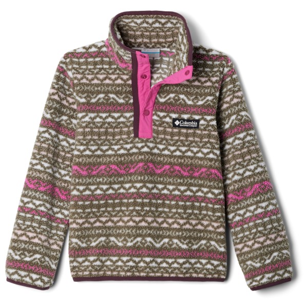 Image of Columbia - Kid"s Helvetia II Printed Half Snap Fleece - Fleecepullover Gr 10-12 Years braun'