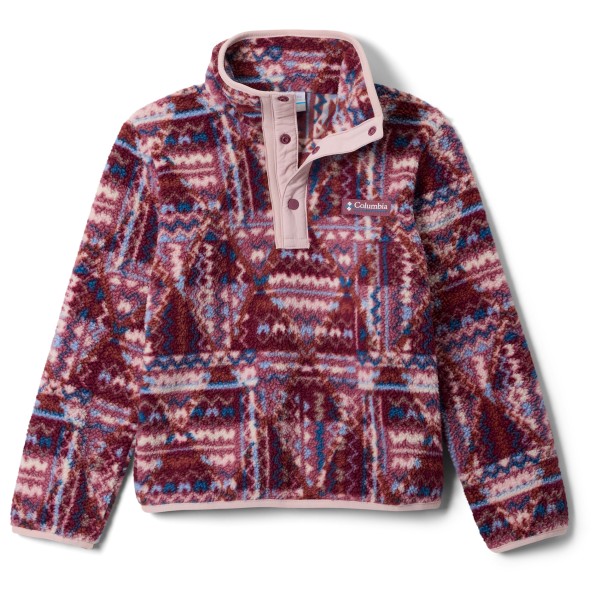 Columbia Kid’s Helvetia II Printed Half Snap Fleece Fleecetrui Years Purper