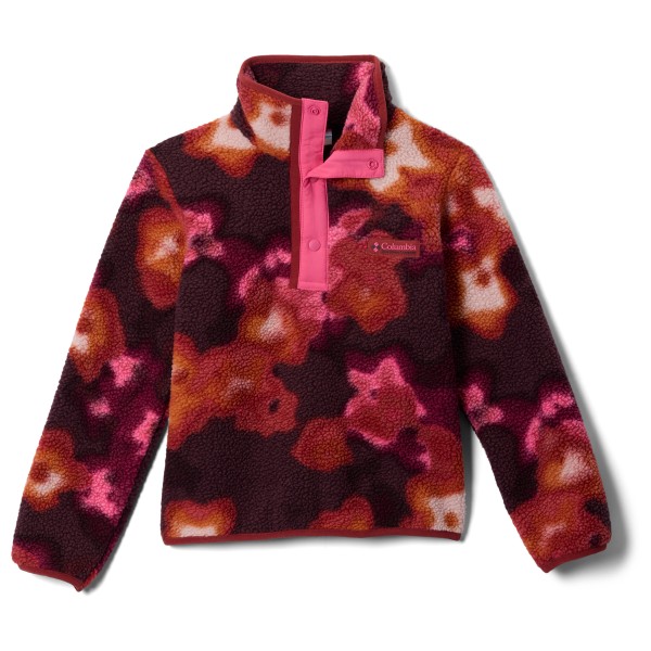Columbia Kid’s Helvetia II Printed Half Snap Fleece Fleecetrui Years Rood
