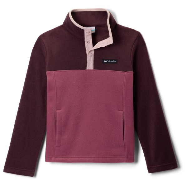 Columbia Kid’ Steens Mtn II 1/4 Snap Fleece Pull-Over Fleecetrui Rood