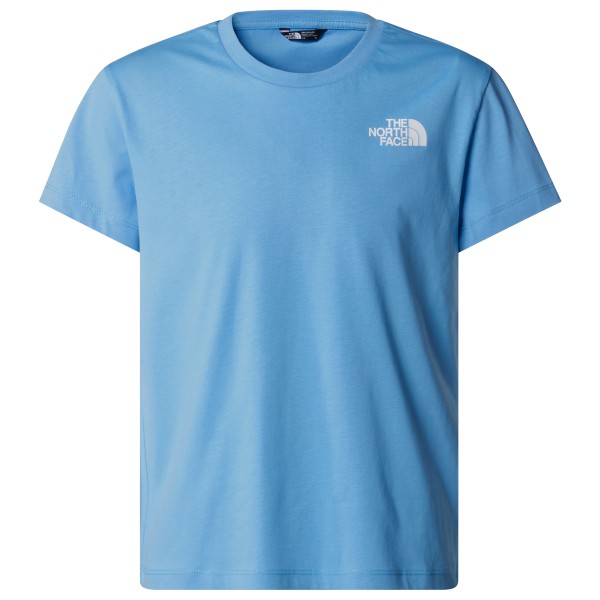 Image of The North Face - Girl"s Vertical Graphic Relaxed S/S Tee - T-Shirt Gr L blau'