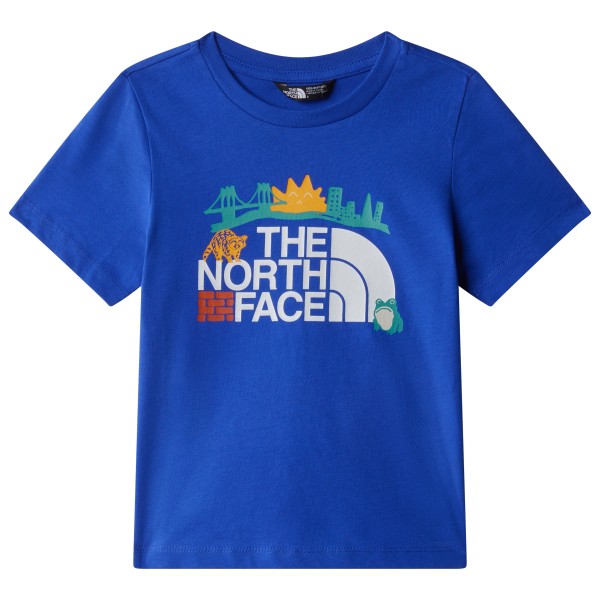 Image of The North Face - Kid"s Trail Map Graphic S/S Tee - T-Shirt Gr 5T blau'