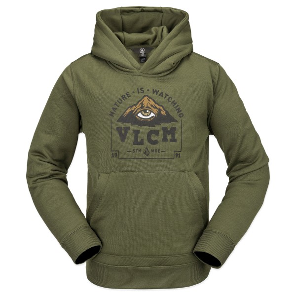 Image of Volcom - Kid"s Hydro Fleece Hoodie - Fleecepullover Gr L oliv'