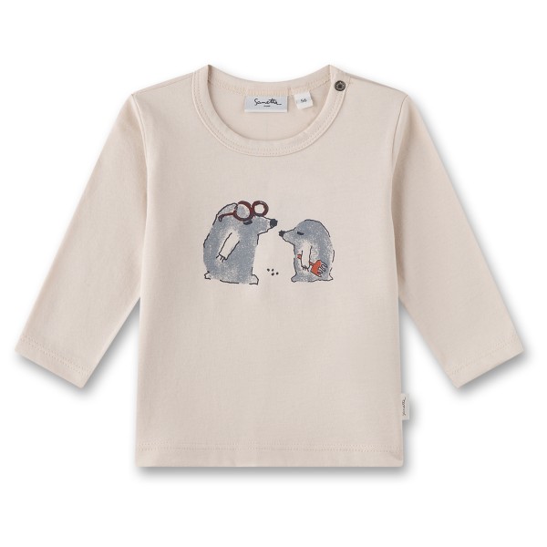 Image of Sanetta - Baby Boy"s Shirt Pure LT 2 - Longsleeve Gr 86 beige/grau'