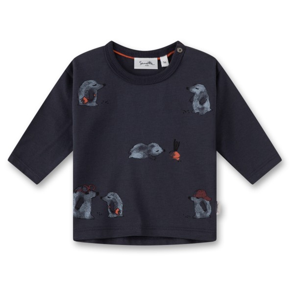 Image of Sanetta - Baby Boy"s Shirt Pure LT 2 - Longsleeve Gr 80 blau'