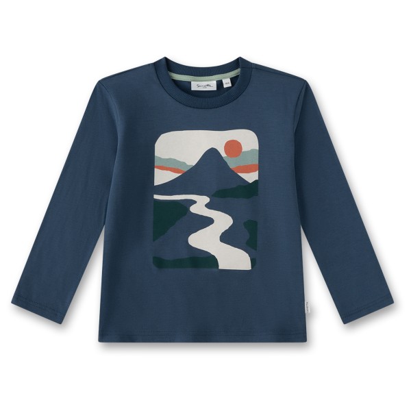 Image of Sanetta - Boy Kid"s Shirt Pure - Longsleeve Gr 128 blau'