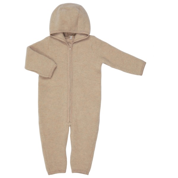 Image of Huttelihut - Kid"s Pram Suit Wool Fleece - Overall Gr 86 beige'