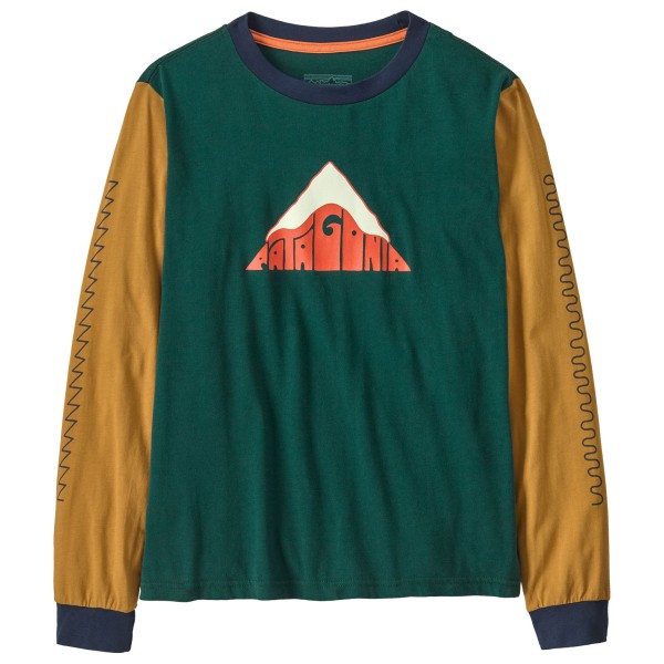 Patagonia Kid’ L/ Graphic T-Shirt Trui Groen