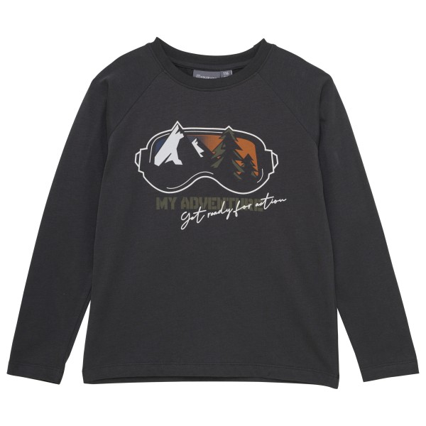 Image of Color Kids - Kid"s T-Shirt with Print L/S - Longsleeve Gr 104 schwarz'