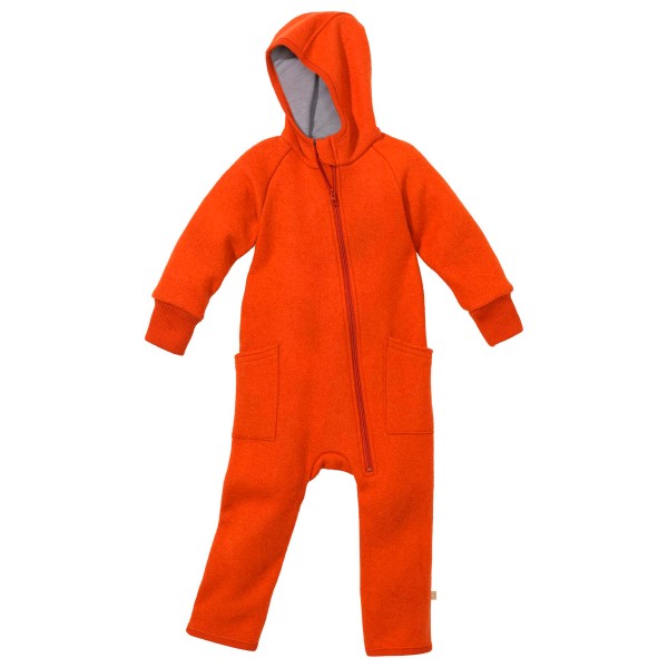 Image of disana - Kid"s Zipp-Overall - Overall Gr 98/104 rot'