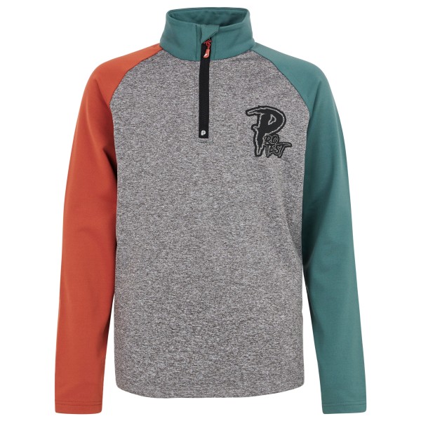 Image of Protest - Kid"s Prtvalki 1/4 Zip Top - Fleecepullover Gr 128 grau'