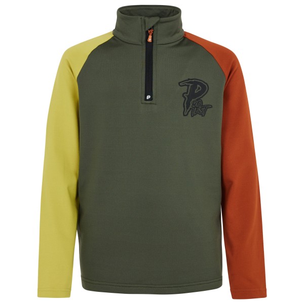 Image of Protest - Kid"s Prtvalki 1/4 Zip Top - Fleecepullover Gr 128 oliv'