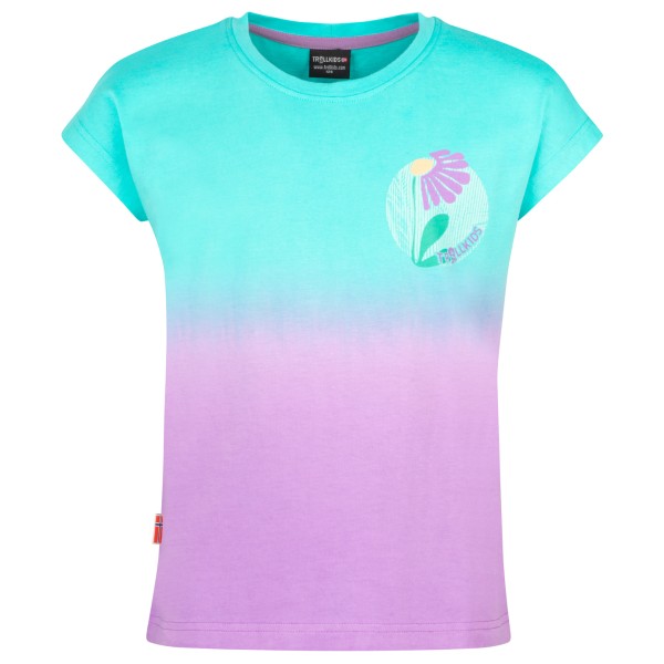 Trollkids Yttersand Beach T T-Shirt Kinder Alltag (Gr 128 |türkis)