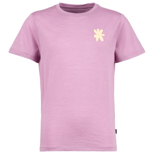 Stoic – Kids Merino155 LaholmSt. Print T-Shirt – Merinoshirt maat , Roze