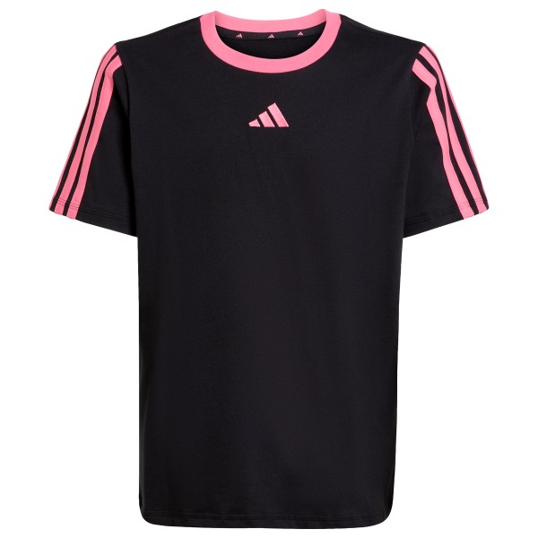 adidas - Girl's 3-Stripes Essentials T-Shirt - T-Shirt Gr 140 schwarz