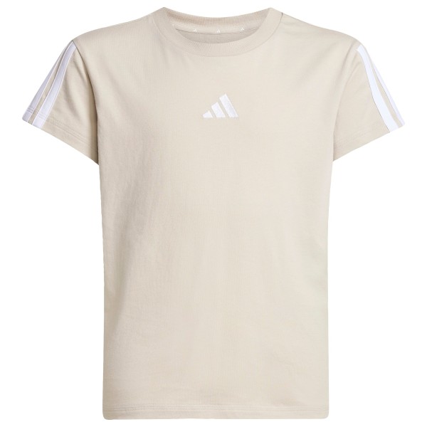 T-Shirt adidas 3-Stripes Tee Mädchen (Gr 140 |beige)