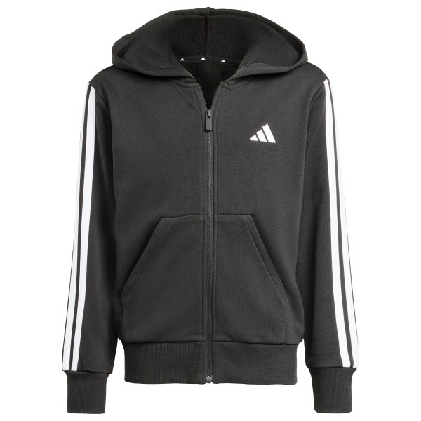 adidas - Kid's Essentials Full Zip Hoodie - Hoodie Gr 140 grau/schwarz