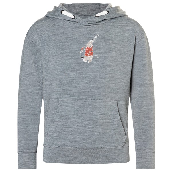 super.natural - Kid's Ski Bunny Hoodie - Hoodie Gr 110 grau
