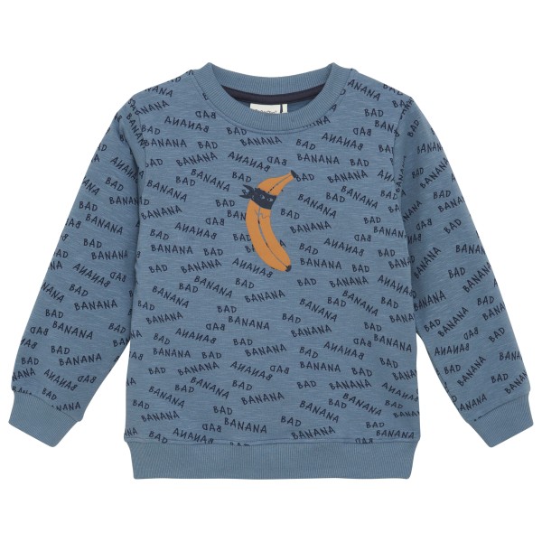 Minymo – Kid’s Sweatshirt L/S AOP – Trui maat 92, Grijs